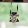 Cute Dog Car Rearview Mirror Ornaments Hanging Pendants Keychain Accessories