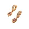 1 Pair Fashion Geometric Shapes Dangle Earrings for Women Cubic Zirconia Jewelry Wedding Party Accessories