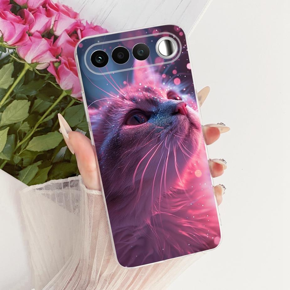 For Realme 16 5G Case RMX5171 Cute Cat Fashion Painted Cover Soft Silicone Protective Shell For Realme 16 Realme16 5G Phone Case