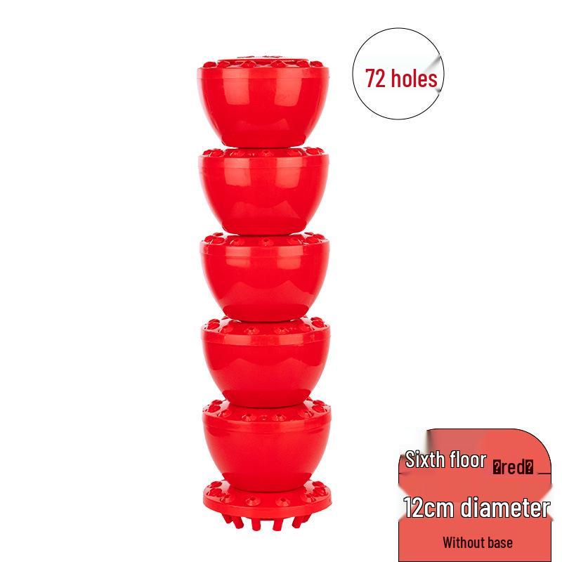 Multifunctional Display Stand for Candied Hawthorn, Cotton Candy & Potato Tower with Plastic Stick Holder