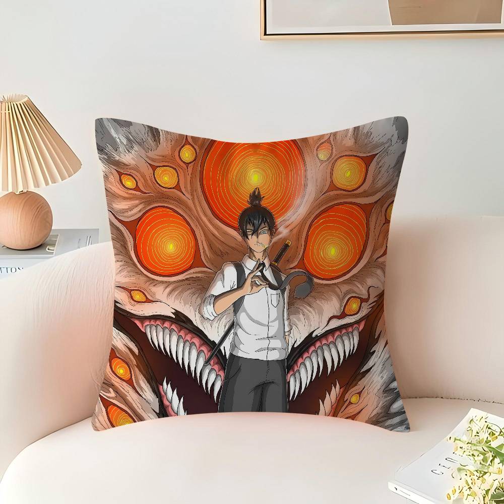 

Chainsaw Man Hayakawa-Aki Cushion Cover Pillowcase Upholstery Sofa Throw Pillow Home Decor Pillowcas 16x16Inch
