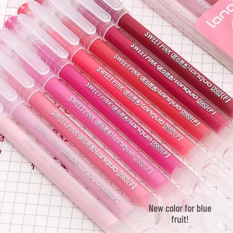 Sweetheart Pink Stackable Colored Pen Set for Kids' Diaries and Doodling