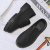 High Quality Mens Casual Shoes British Style Lace-Up Man Work Shoes Big Head Leather Shoes Comfortable Men Dress Shoes Moccasins