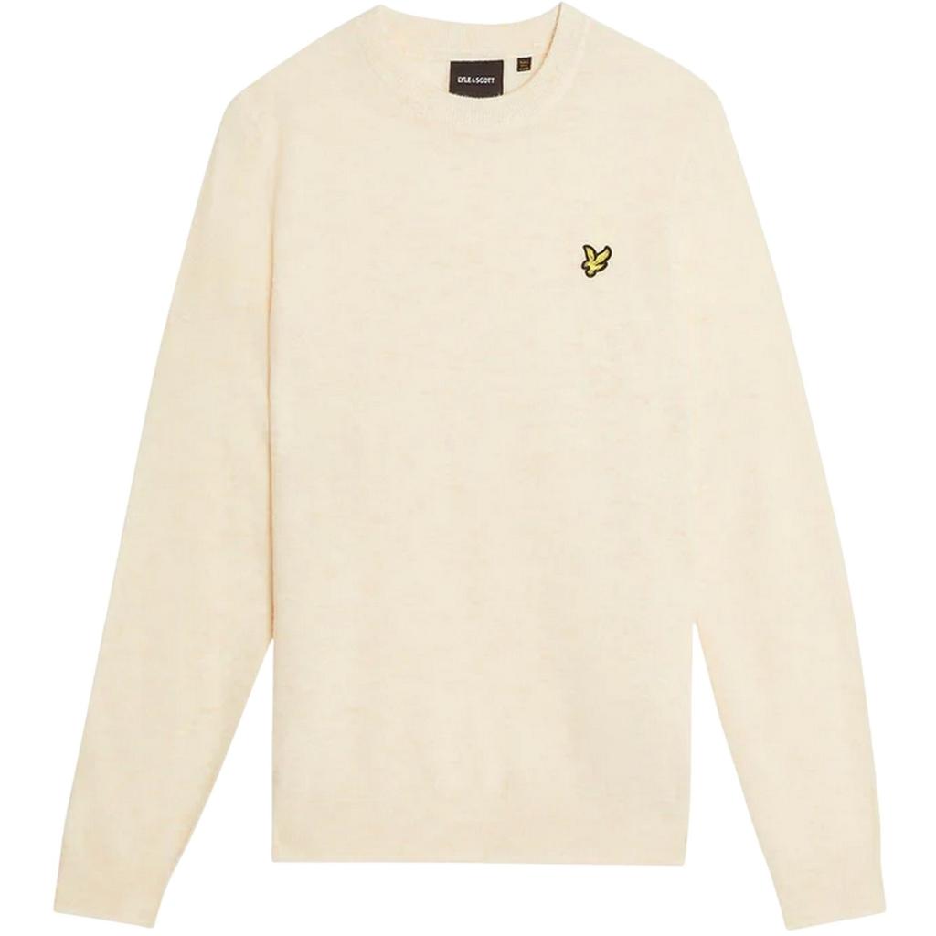 Lyle & Scott Mens Embroidered Logo Crew Neck Long-Sleeved Sweater Top