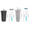 Insulated Glitter Coffee Cup 500ml/750ml Stainless Steel Water Bottle  Girl