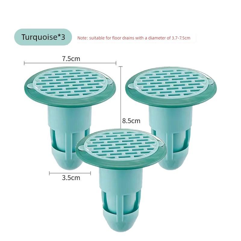 Anti-Odor Floor Drain Core, Universal for Bathrooms, Insect-Proof Hair Filter, Anti-Odor Device for Drain Pipes, Sealing Cover
