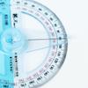 Portable Round 360 Degree School Office Ruler Measuring Tool Protractor Pointer