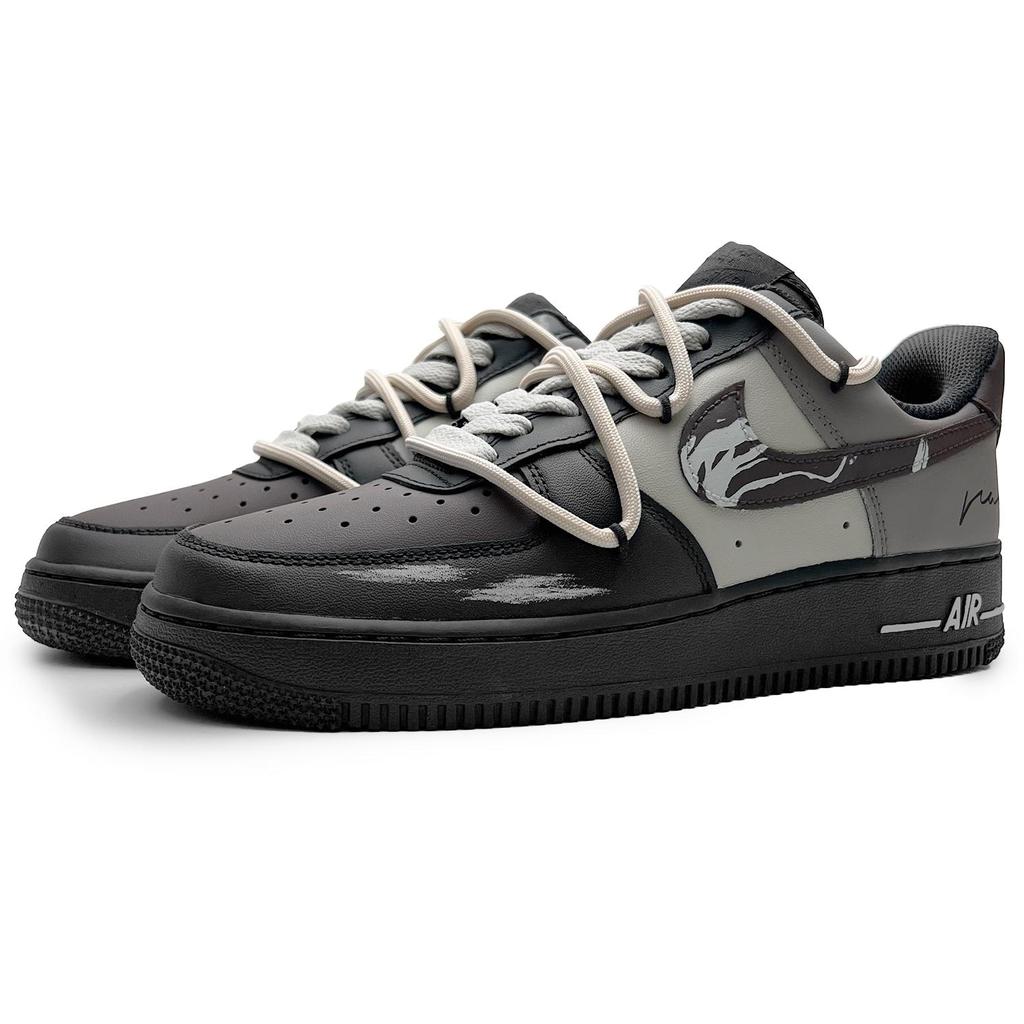 Nike Air Force 1 Slip Resistant Low Top Skateboard Shoes Unisex Black CW2288-001(Team285-)