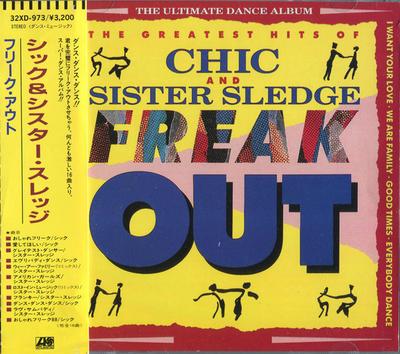 CD CHIC  SISTER SLEDGE  Freak Out The Greatest Hits Of Chi 32XD973 Atlantic 1988 Japan Dance  Electronica Used