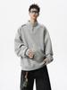 Men's Loose-Fit Streetwear Hoodie: High-End Patchwork Stand-Up Collar, Spring/Autumn Casual Jacket