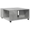  Coffee Table, Concrete Grey, 80x80x40 Cm