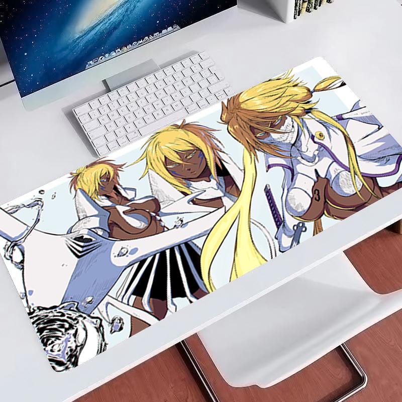 Anime Mouse Pads XXL Gamer Extended Desk Mat PC Computer Keyboard Pad Gaming Accessories B-bleach Mousepad Non Slip Desk Decor