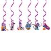 Birthday Party Decor Kit Themed Banner Cake Toppers & Spiral Balloons for K-POP Music Dance Theme Celebration Pink Girls Party Supplies