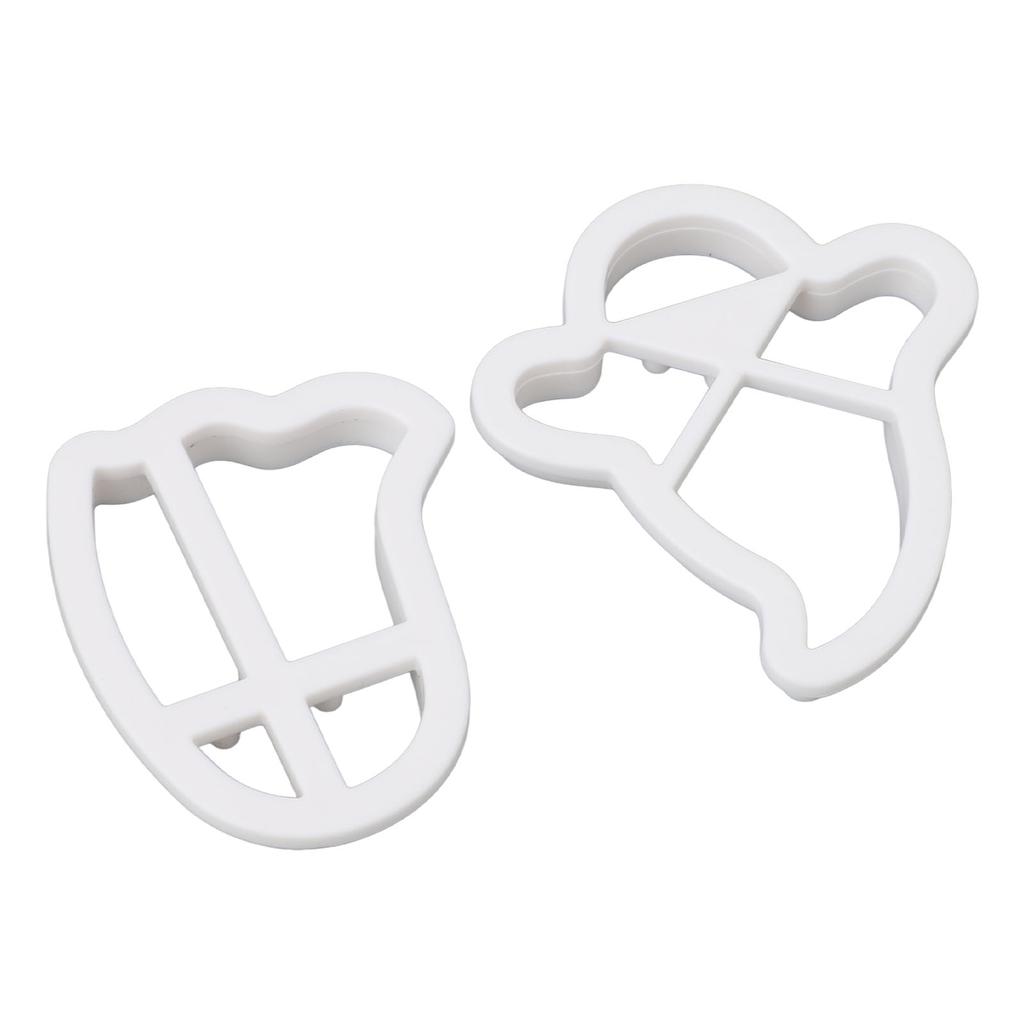 2pcs Small Ghost Cookie Cutters ABS Material Biscuit Cutter for Holiday Decoration Party Supplies Ba