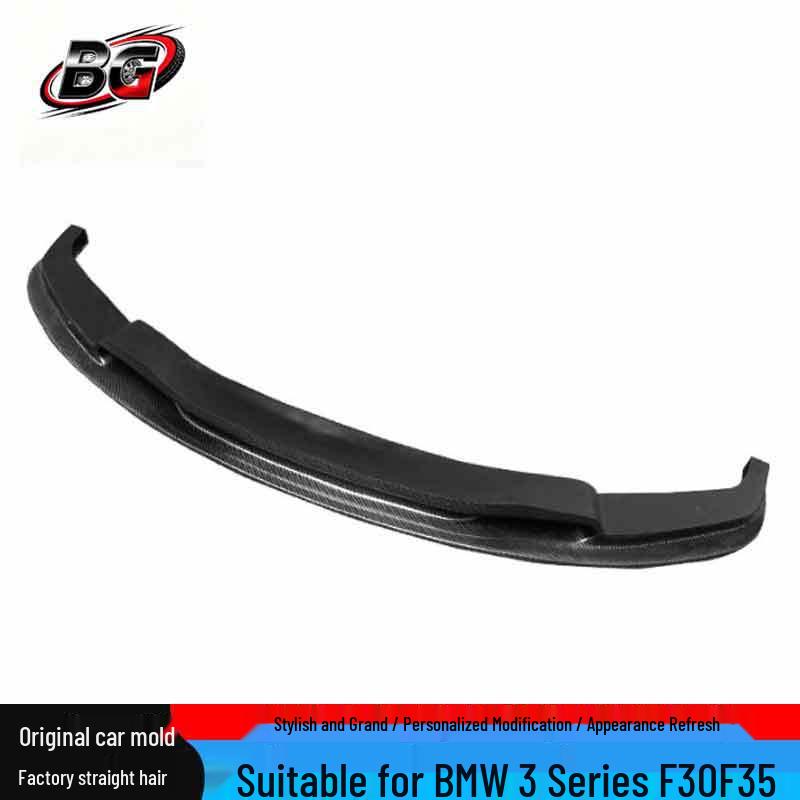 BMW 3 Series F30/F35 Carbon Fiber V Style Front Lip Spoiler Kit