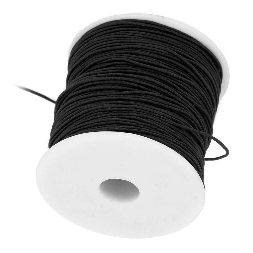 Black Elastic Thread DIY Beading Thread Beading Cord String for Bracelet Jewelry Making Craft