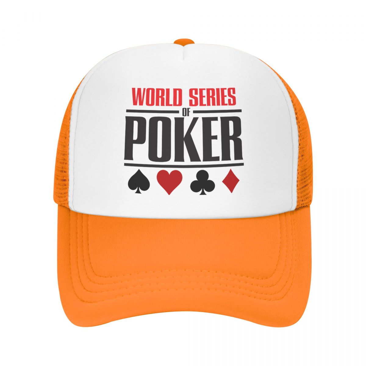 

Classic World Series Of Poker Hat Trucker Hat Жінки Чоловіки Персоналізовані регульовані дорослі карткові ігри Бейсболка Хіп-хоп Кепки Snapback Trucker Hat