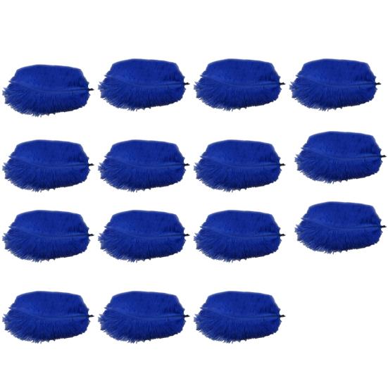 15 Pcs Natural Ostrich Feathers Colored Soft Feather for Clothes Wedding Decor