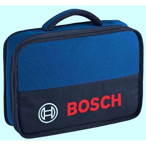 

BOSCH Soft Case Tool Bag, Blue (1600A003BG), Storage Bag for Small Items and Impact Drivers