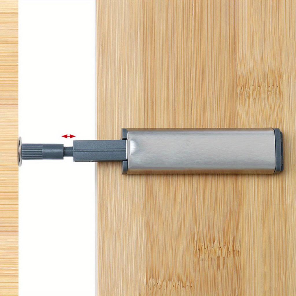 2pcs Cabinet Push Lock, Cabinet Hardware Push Touch Lock, Kitchen Door Push Release Lock, For Drawer Closing Push Buckle