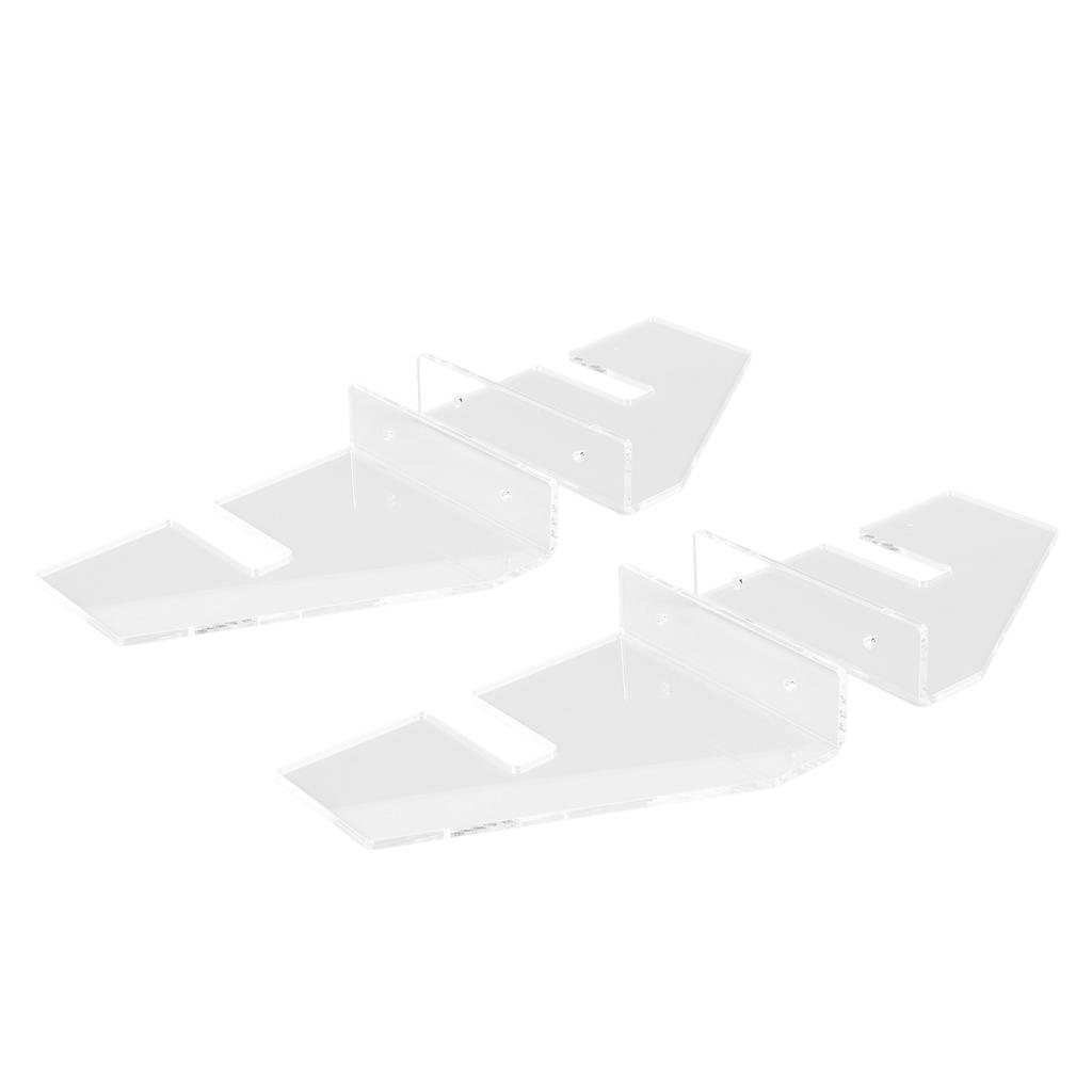 Skateboard Wall Mount Clear Acrylic Storage Display Deck Skateboard Wall Rack for Longboards