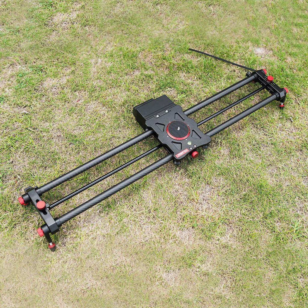 YELANGU Portable Electric Video Slider with Wireless Remote Control for DSLR Cameras