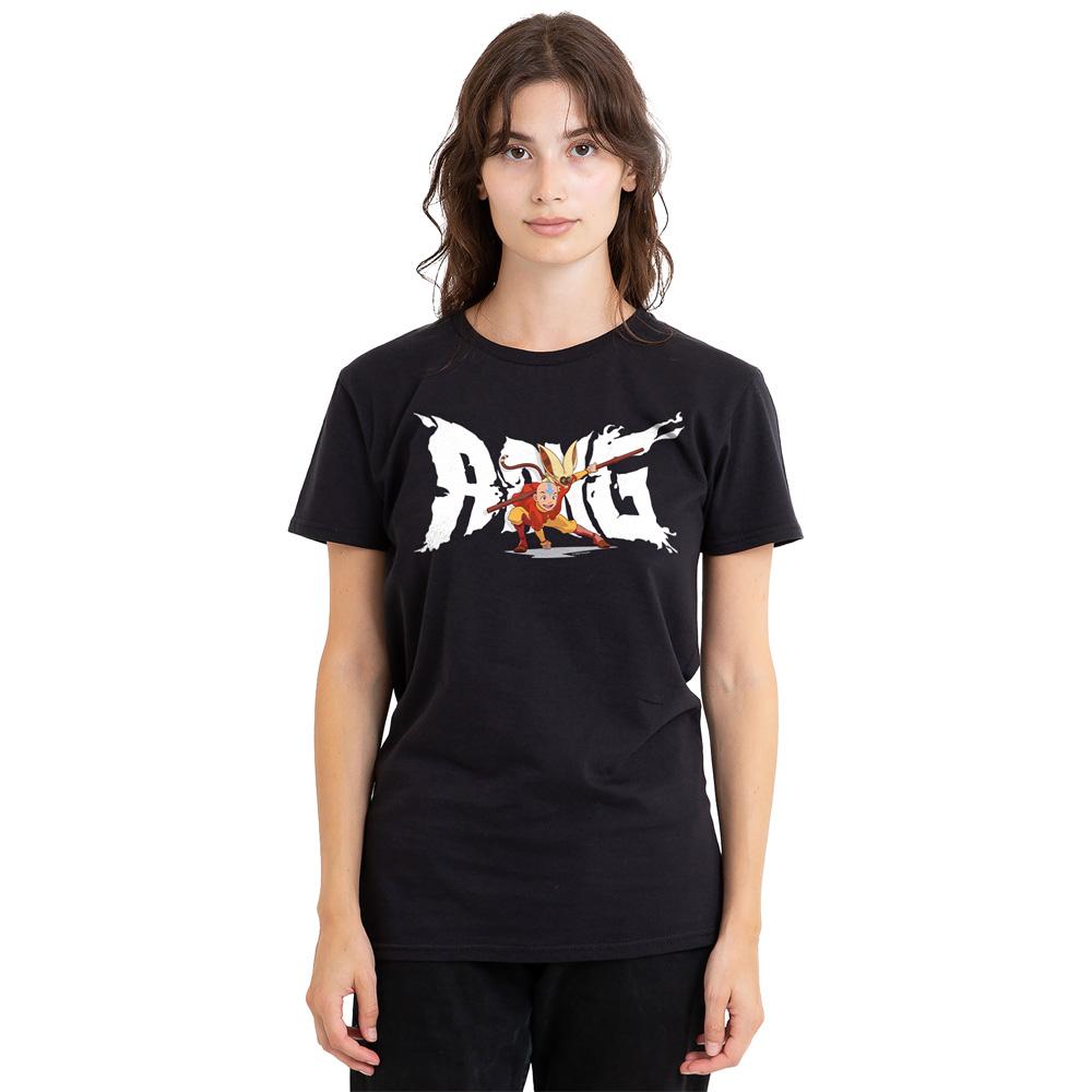 Avatar: The Last Airbender Unisex Adult Aang & Momo T-Shirt