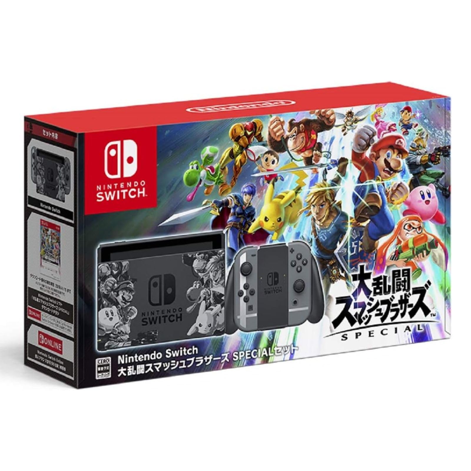

[Відновлений] Nintendo Switch Super Smash Bros. Максимальний набір (Включено програмне забезпечення в упаковці)
