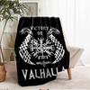 Viking Theme Printed Blanket - Perfect for Couch, Bed, Travel & Outdoor Use | Machine Washable, Cozy & Durable.