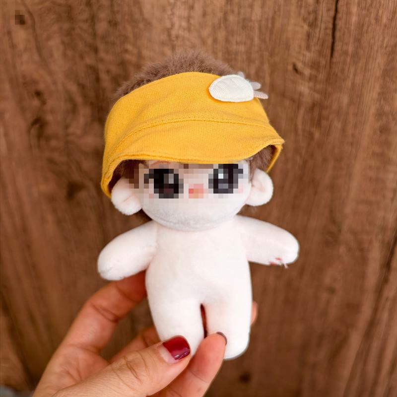 [Cloth Only] 10CM Cotton Doll Super Cute Cartoon Clothes Work Pants Hat and Accessories Fashion Series for Age 14+