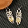 Vintage Owl Cat-eye Pattern  Trend Niche Creative Dangle Earrings for Women Festival Banquet Dress Perfect Gifts Jewelry