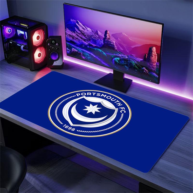 Portsmouth Mouse Pad, Large Gaming Desk Mat, Non-slip XXL Mousepad for Laptop & Tablet, Mini PC Playmat with Stitched Edges