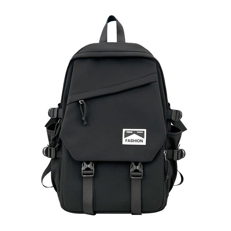 Schoolbag Large Capacity Backpack Female Junior High School Backpack Male High School School Bag College Student Simple Versatile Bag Travel Commuter