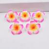 10 Pcs Artificial Flower Realistic Looking Fade-Resistant Colorful Decorative Faux Frangipani Flower