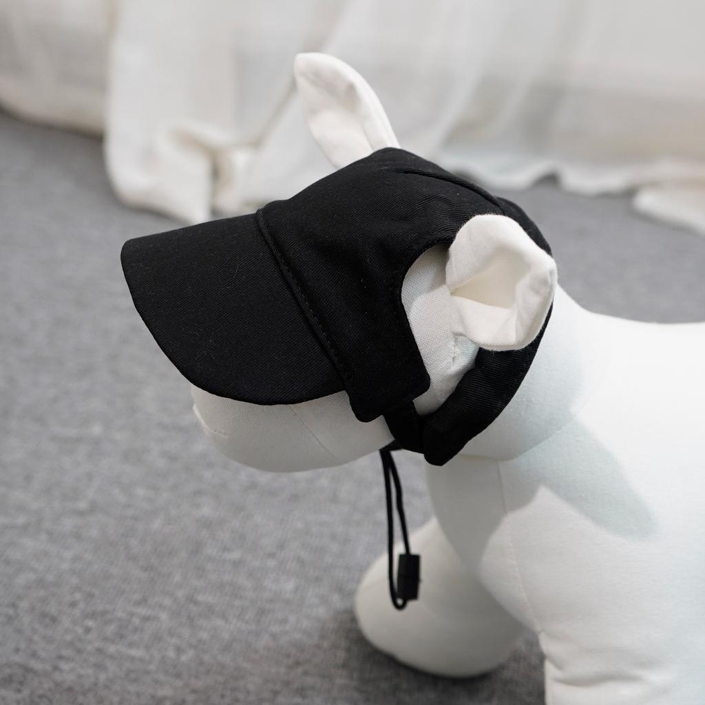 Pet Baseball Sun Hat, Adjustable Breathable Outdoor Visor Cap for Corgi Teddy Golden Retriever Puppy 20 Colors Lightweight Dog Sun Protection Hat