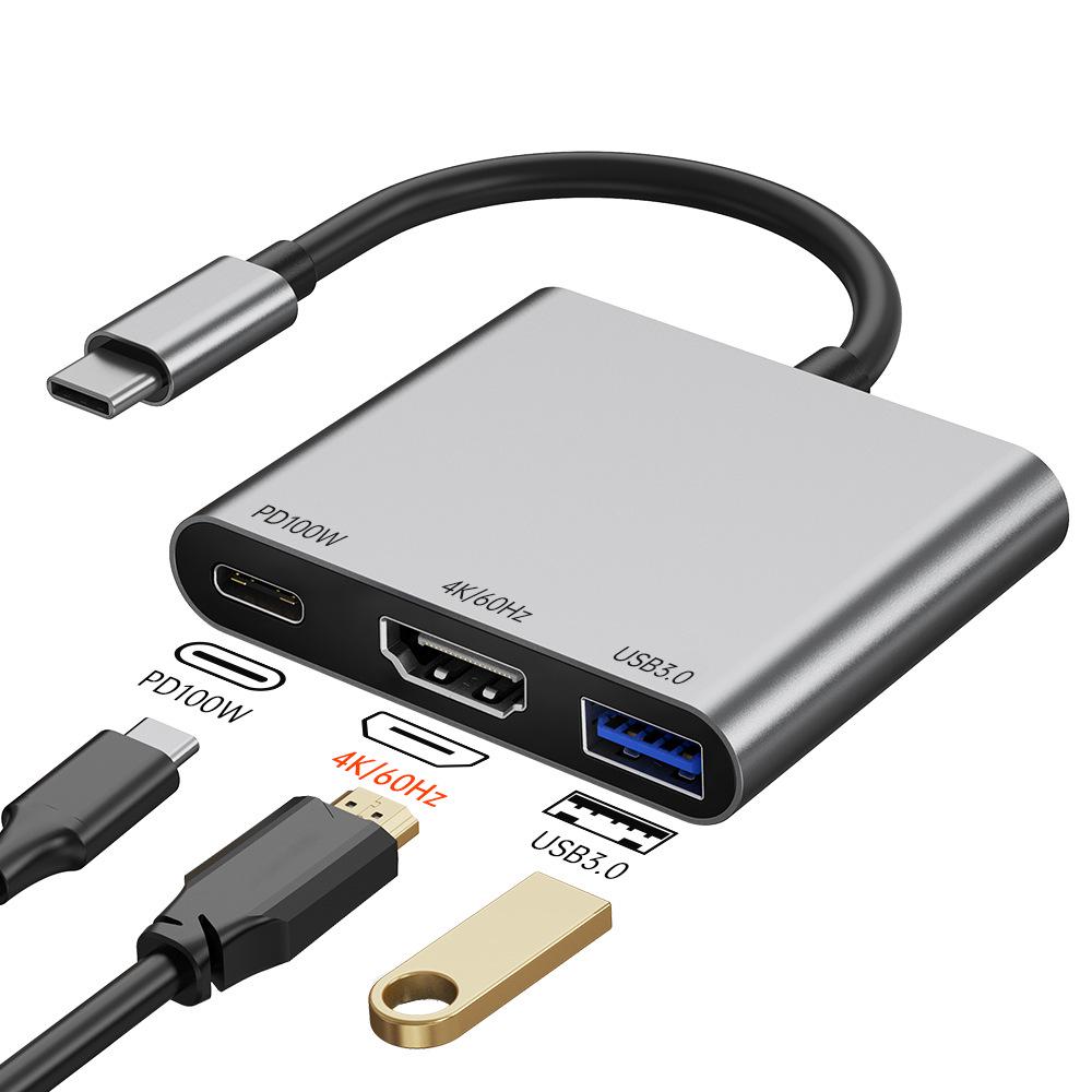 Type-C 4K HD Multi-Port Expansion Dock with Screen Converter