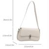 Luxury Women's Tote Handbag Women's Niche Small Square Fashion Messenger Bag Full Grain Leather Shoulder Bag With Tone Zippers