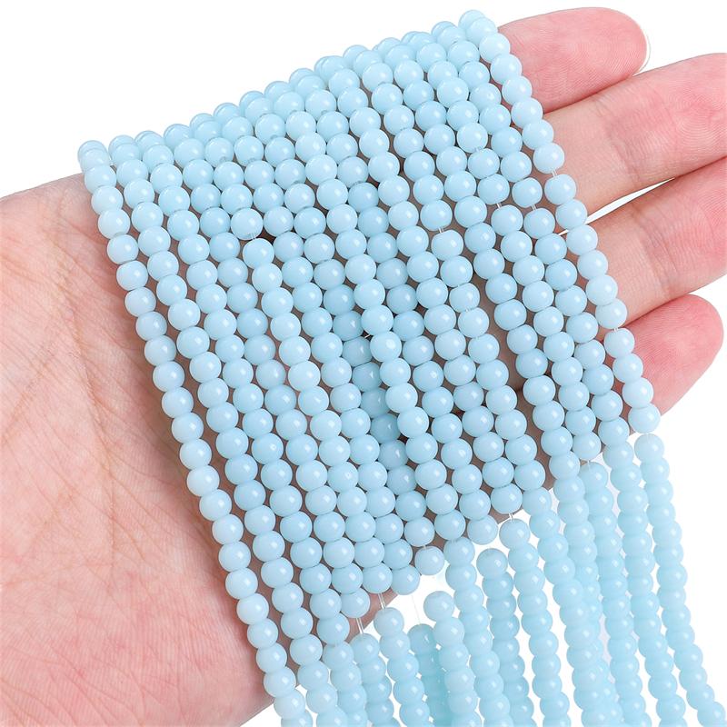 95ks křišťálových skleněných korálků Pevné volné vymezovací korálky pro vlastní výrobu náhrdelníků a šperků