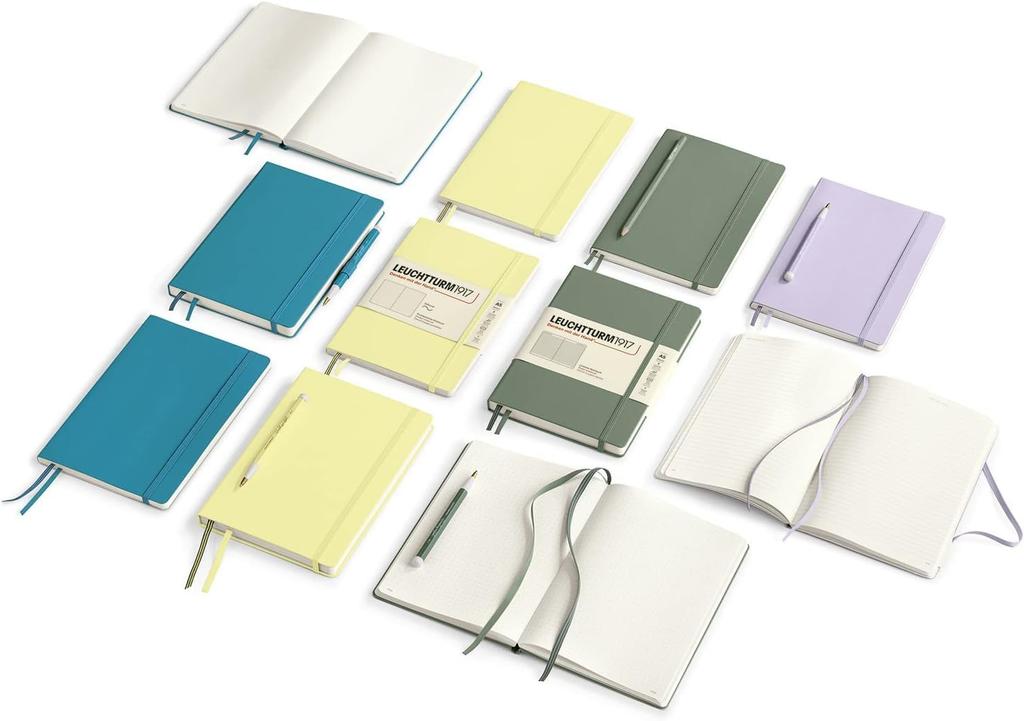 LEUCHTTURM1917 Notebook A5 Lined Softcover Ocean 365508