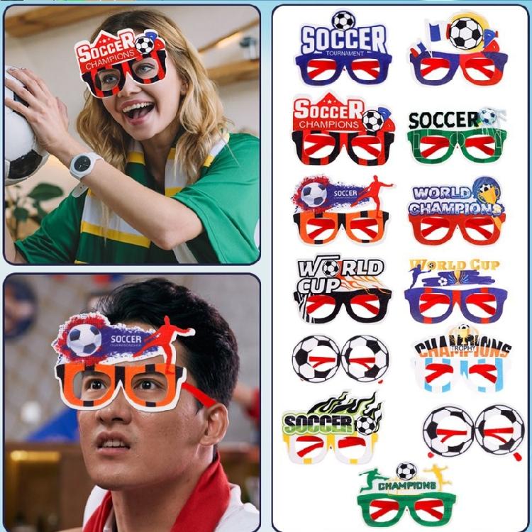 European Cup Eyeglasses Football Glasses Light Weight Comfortable Football Eyeglasses for Adult Teen Football Fan