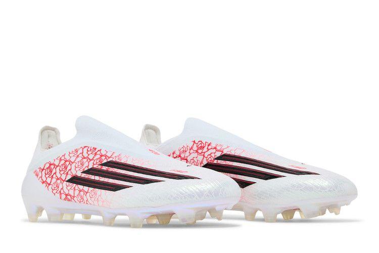 Lamine Yamal x adidas F50 Elite Fără Șireturi FG 'Cloud White Black Lucid R'