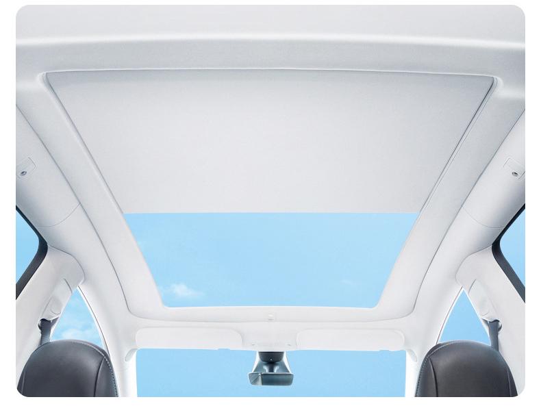 Tesla Model Y Sunroof Electric Sunshade: Roof Protection & Heat Insulation Curtain