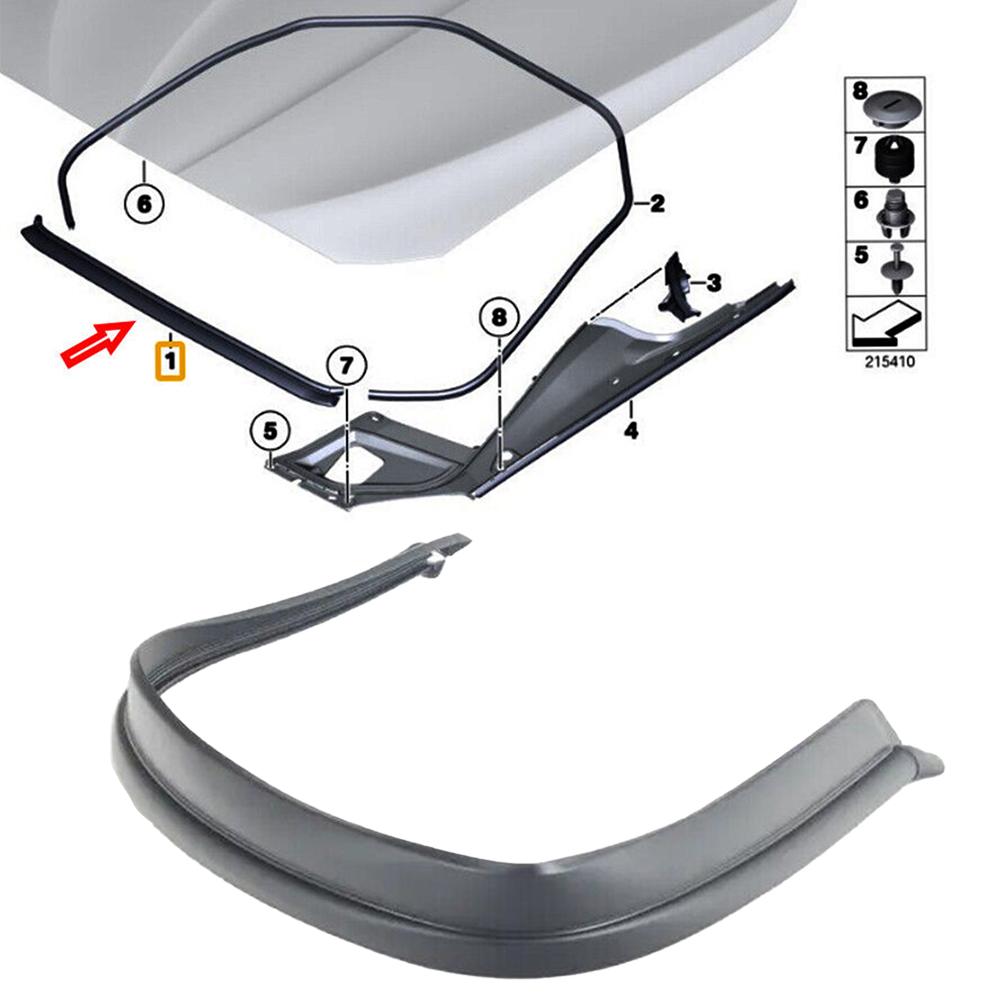 

Front Hood Engine Seal for BMW 5 Series 2010 2017 OEM Part Number 51767206521 Fits F10 Saloon F11 Touring and M5 Model Vehicles China Mainland