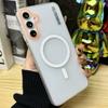 Double Color Matte Hard PC Phone Cases For Samsung Galaxy A56 A36 A16 A55 A35 A15 A54 A34 A14 5G Case For Magsafe Magnetic Cover