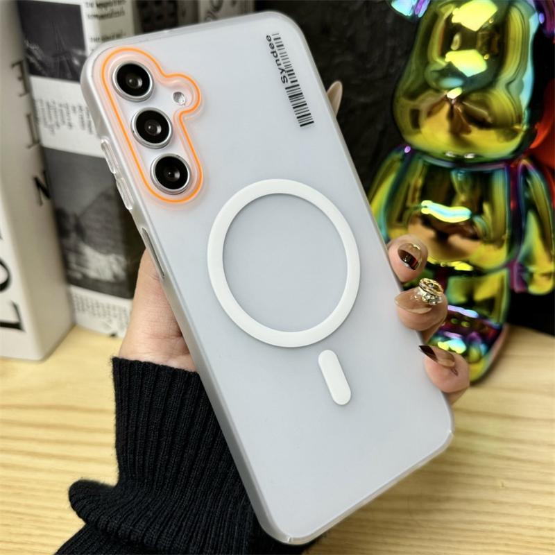 Double Color Matte Hard PC Phone Cases For Samsung Galaxy A56 A36 A16 A55 A35 A15 A54 A34 A14 5G Case For Magsafe Magnetic Cover