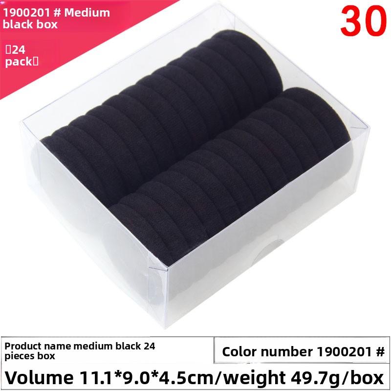 High-elasticity Box Towel Hair Band Fresh Hyuna Colorful Hair TieTowel Band Candy-colored Rubber Band