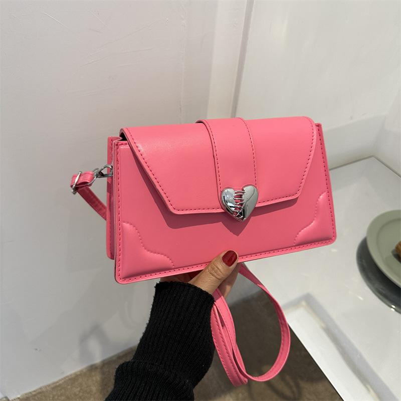 

Сумка через плече для дівчаток з високим сенсом, універсальна сумка через плече, осінь-зима 2024, нова сумка, жіноча сумка-месенджер троянди рожеві кольору