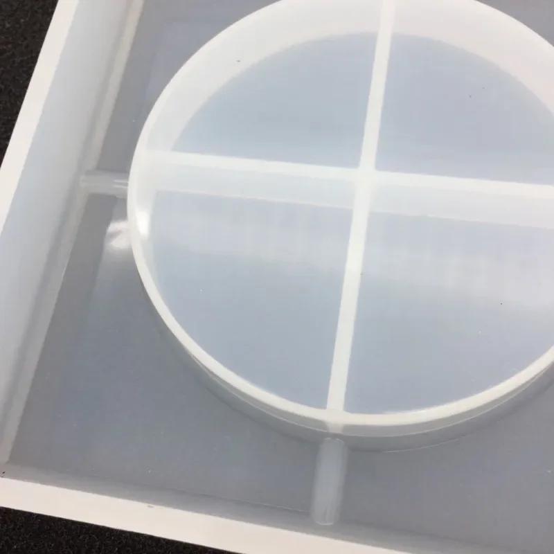 1 Pcs Square Ashtray Silicone Mold Crystal Ultraviolet Resin Plastic DIY Making Accessories Epoxy Handmade Glue Arts Crafts