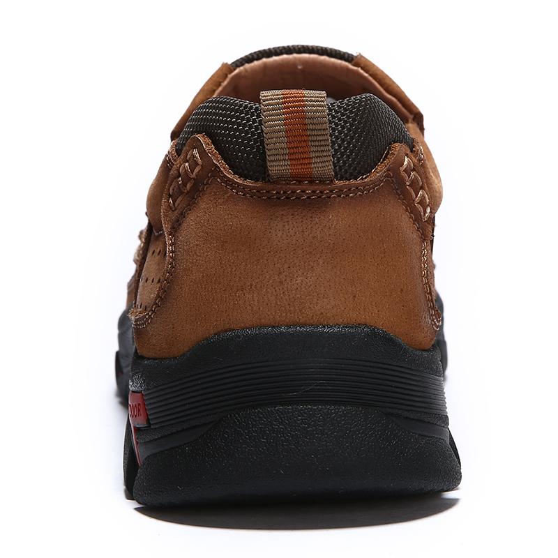 Chaussures en cuir véritable pour hommes de grande taille, chaussures à enfiler 39-48