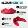SISU Max Mouthguard Intense Red 2.4mm Thin Custom Molded Fit